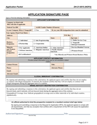 Form DH-21-0015 Arkansas Charitable Clinics Grant Program Application Packet - Arkansas, Page 2