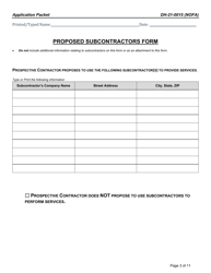 Form DH-21-0015 Arkansas Charitable Clinics Grant Program Application Packet - Arkansas, Page 3