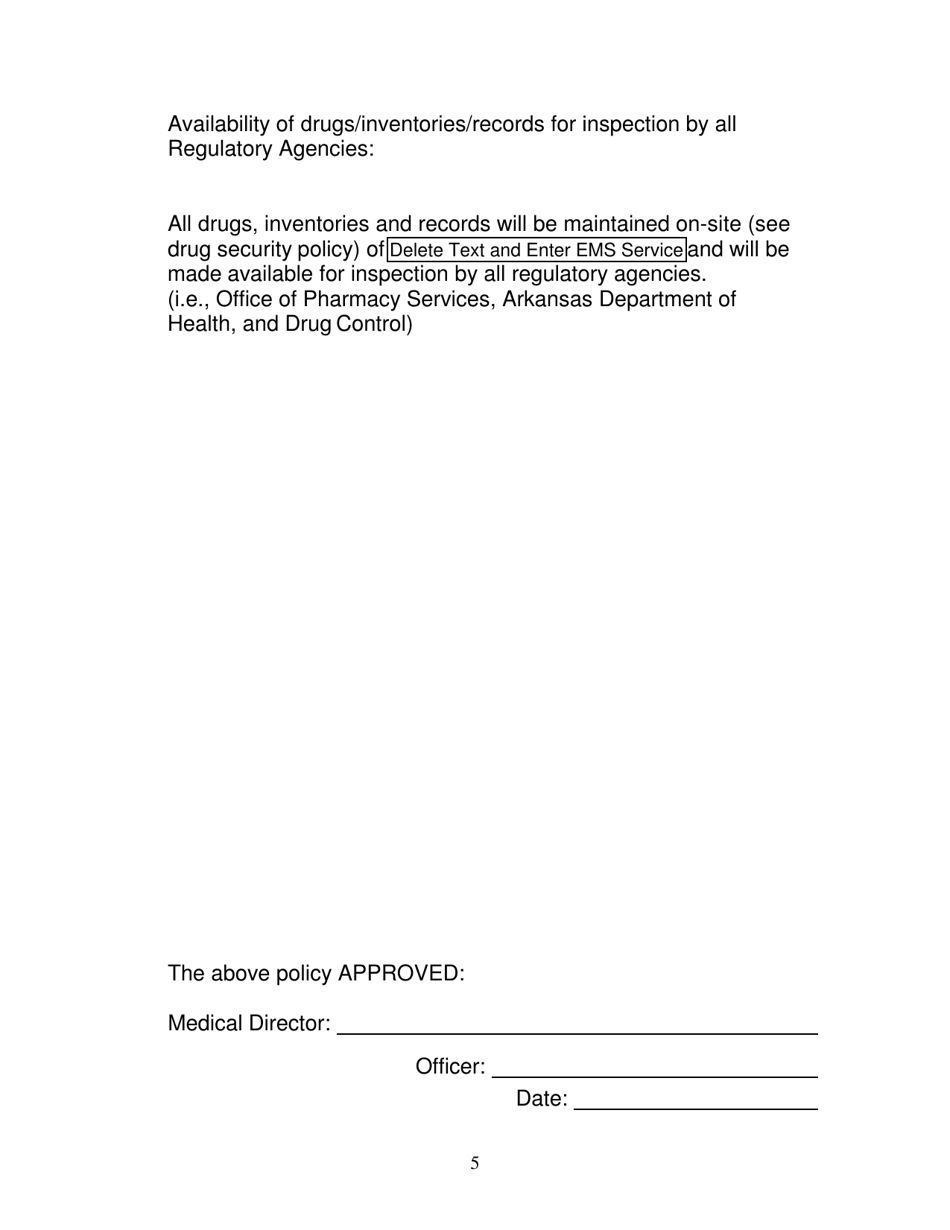 State Drug Policy Fill-In - Arkansas, Page 12