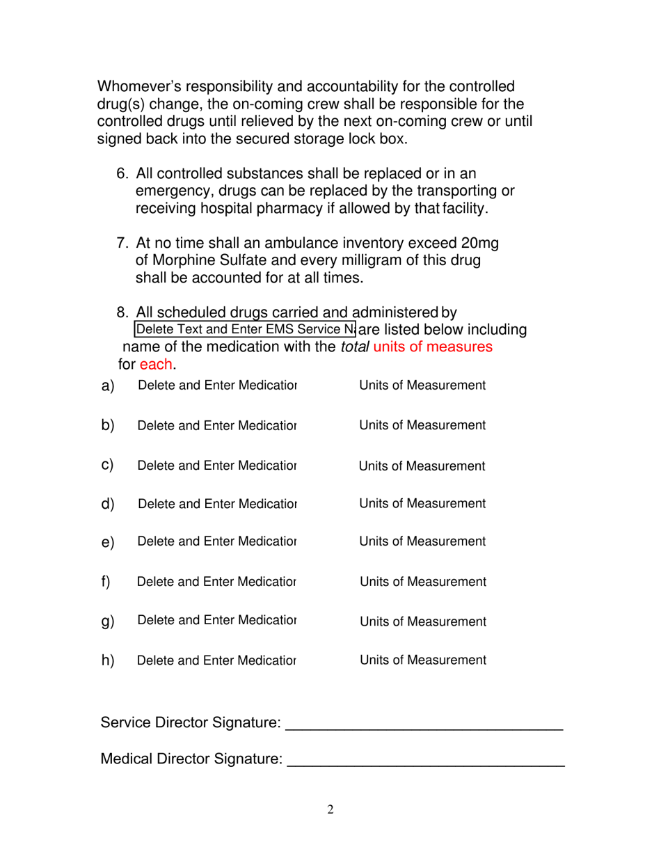 State Drug Policy Fill-In - Arkansas, Page 3