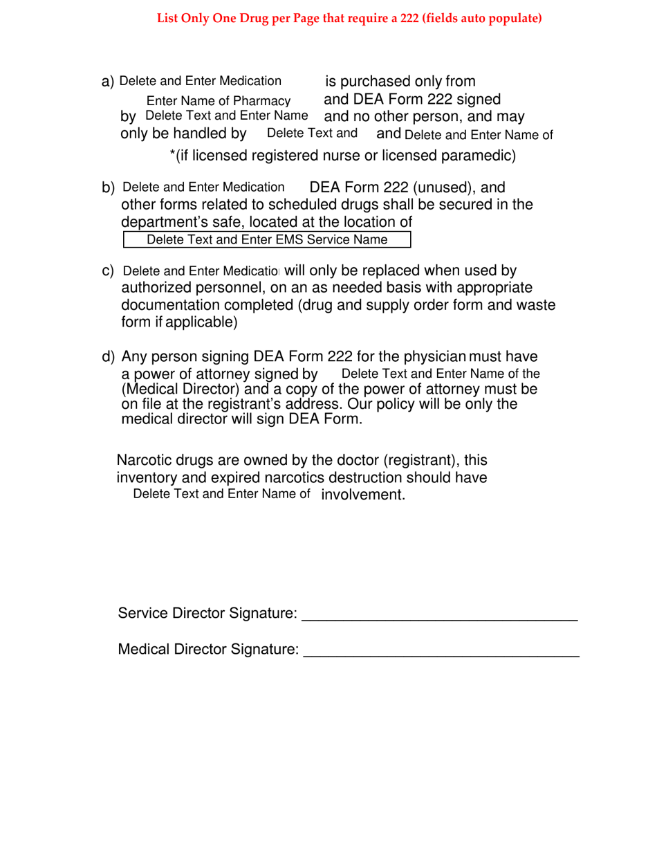 State Drug Policy Fill-In - Arkansas, Page 6