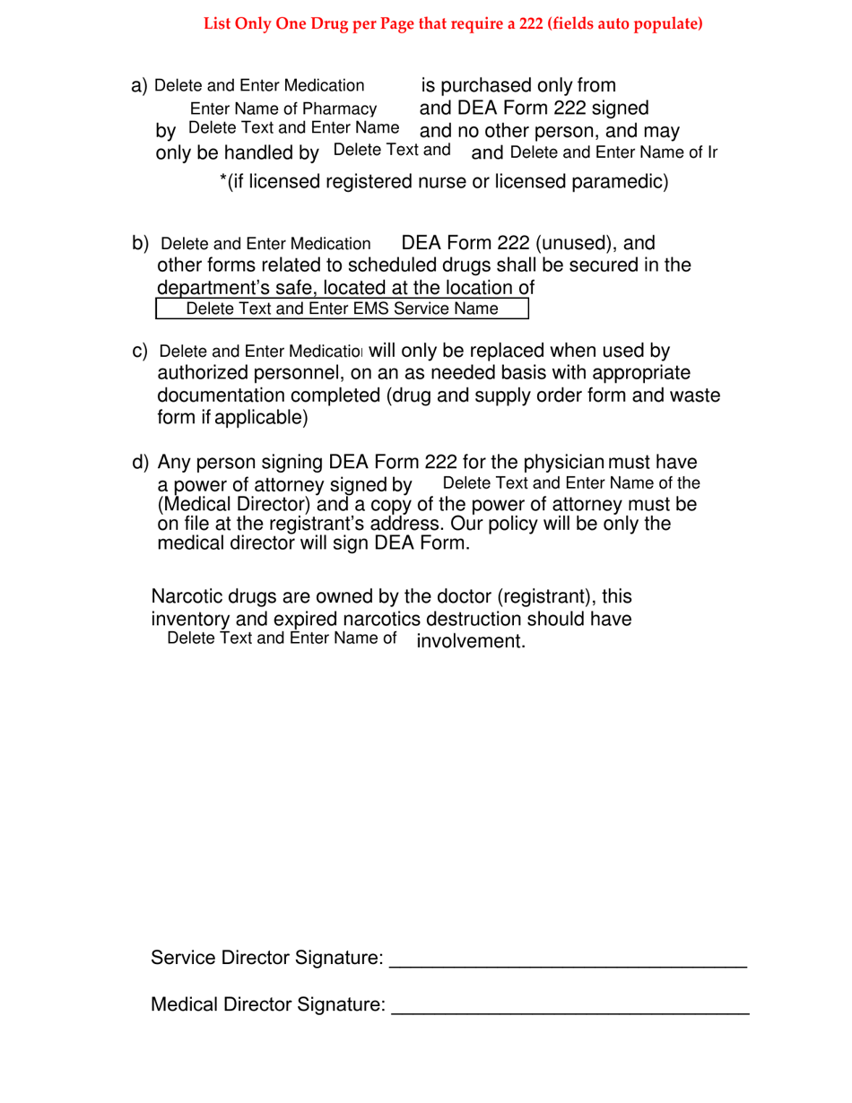 State Drug Policy Fill-In - Arkansas, Page 8