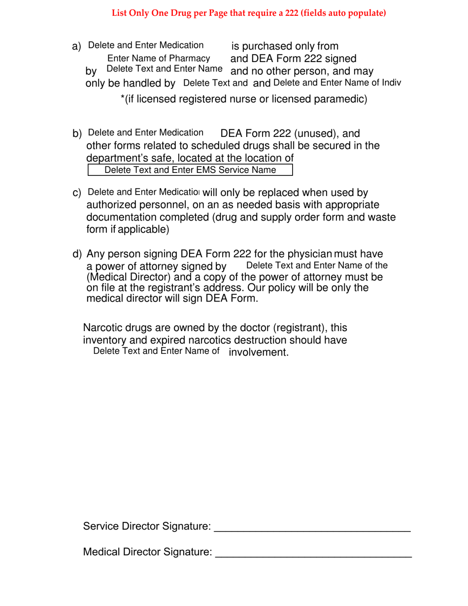 State Drug Policy Fill-In - Arkansas, Page 9