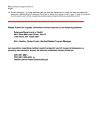 Transporter Permit Application - Arkansas, Page 5