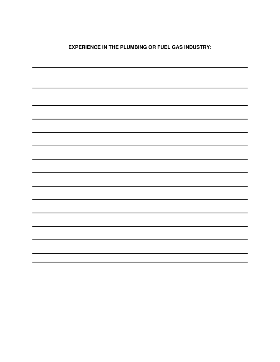 Request to Read / Interpret for the Arkansas State Plumbers Examination - Arkansas, Page 2