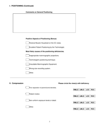 Mammography Evaluation Form - Physician&#039;s Review Form - Arkansas, Page 3