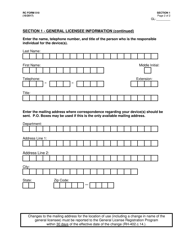 RC Form 510 Registration of Generally Licensed Devices - Arkansas, Page 4
