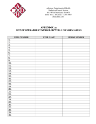 Notification of a Norm Facility Registration - Arkansas, Page 4