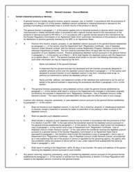 RC Form 513 Registration Certificate - Use of Depleted Uranium Under General License - Arkansas, Page 2