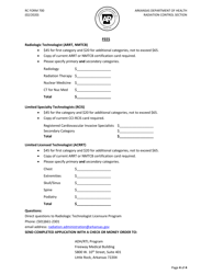 RC Form 700 Application for Licensure - Arkansas, Page 4