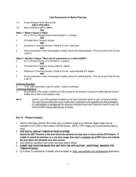 Application for Accreditation to Perform Mammography Under Mqsa - Arkansas, Page 7