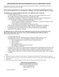 Llm License Renewal Application - Arkansas, Page 2