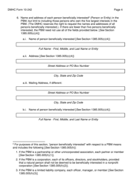 Form DMHC10-242 Application Form for Pharmacy Benefit Manager Registration - California, Page 4