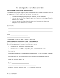 Disclosure of Potential Conflict of Interest Form for a&amp;e Contracts - California, Page 2