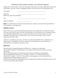 California Safe Harbor Rate Form - California, Page 2