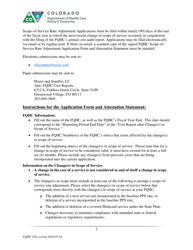Instructions for Scope-Of-Service Rate Adjustment Application and Attestation - Federally Qualified Health Center - Colorado, Page 2