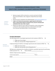 Spinraza (Nusinersen) Coverage Standards and Request Form - Colorado, Page 3