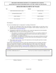 Demand for Payment of Wages - Colorado, Page 2