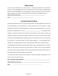 Rising Kindergarten Stp Registration Form - Georgia (United States), Page 3