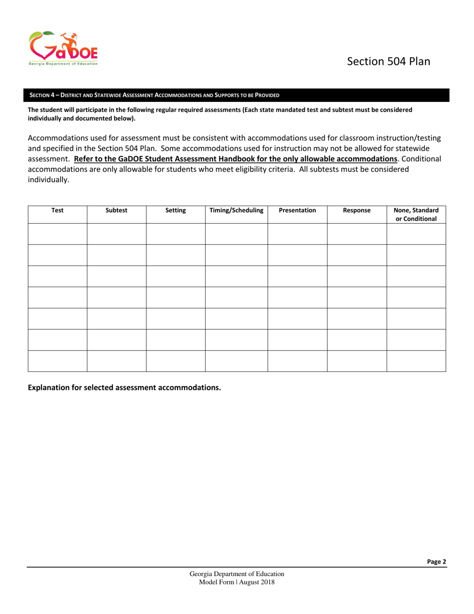 georgia-united-states-section-504-plan-download-fillable-pdf-templateroller