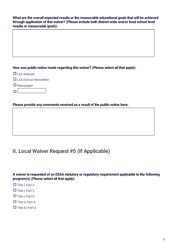 Ed-Flex Waiver Application - Georgia (United States), Page 11