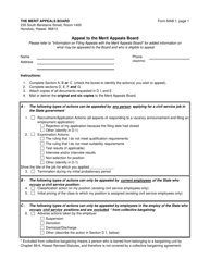 Document preview: Form MAB1 Appeal to the Merit Appeals Board - Hawaii