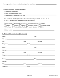 Form IDLOGD0018 Organization Report - Idaho, Page 2