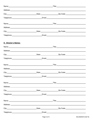 Form IDLOGD0018 Organization Report - Idaho, Page 3