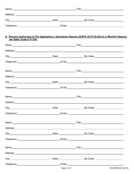 Form IDLOGD0018 Organization Report - Idaho, Page 4