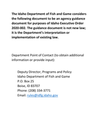Form HRS001 Personnel Complaint Form - Idaho