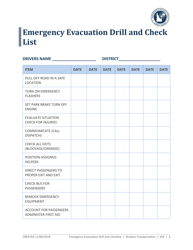 &quot;Emergency Evacuation Drill and Checklist&quot; - Idaho