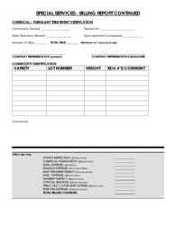 Special Services - Billing Form - Idaho, Page 2