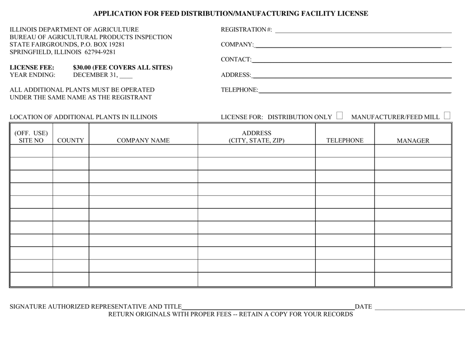 illinois-application-for-feed-distribution-manufacturing-facility