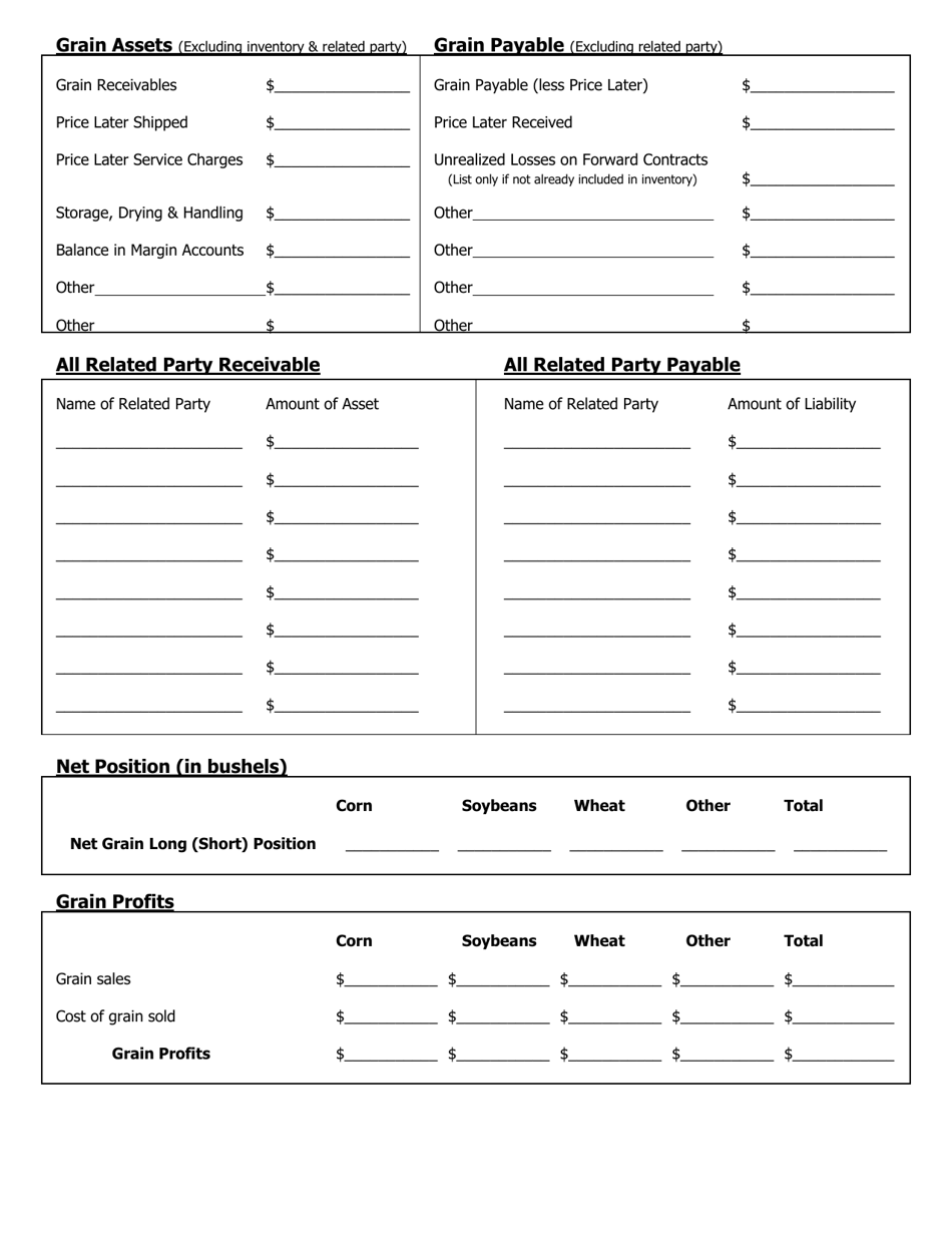 Grain License Application - Illinois, Page 5