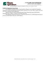 Cannabis Transporter Application and Exhibits - Illinois, Page 13