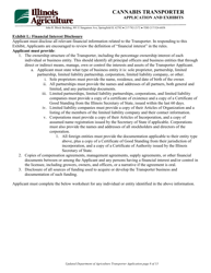 Cannabis Transporter Application and Exhibits - Illinois, Page 8