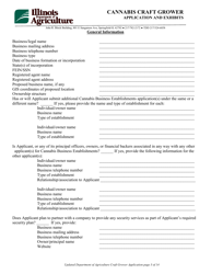 Cannabis Craft Grower Application and Exhibits - Illinois, Page 3