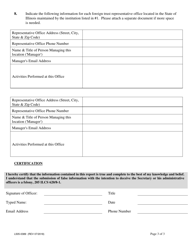 Form L505-0389 Annual Foreign Corporate Fiduciary Report - Illinois, Page 3