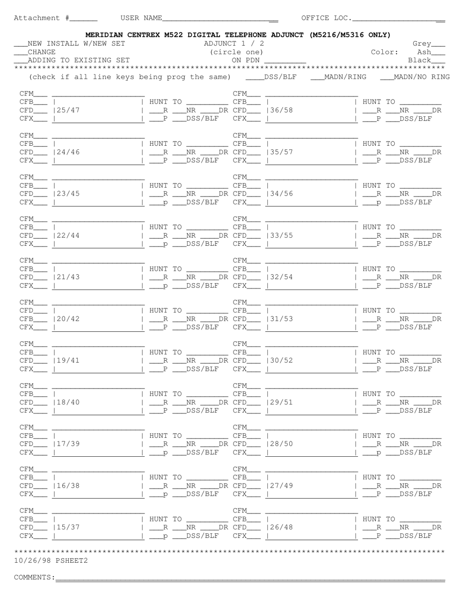 P-Phone Key Sheets - Illinois, Page 10