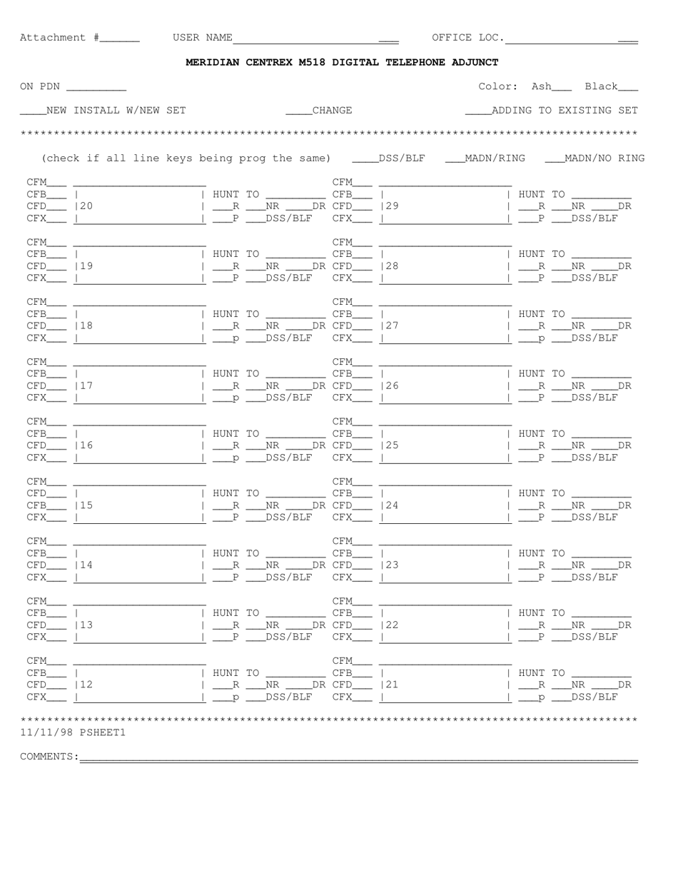P-Phone Key Sheets - Illinois, Page 2
