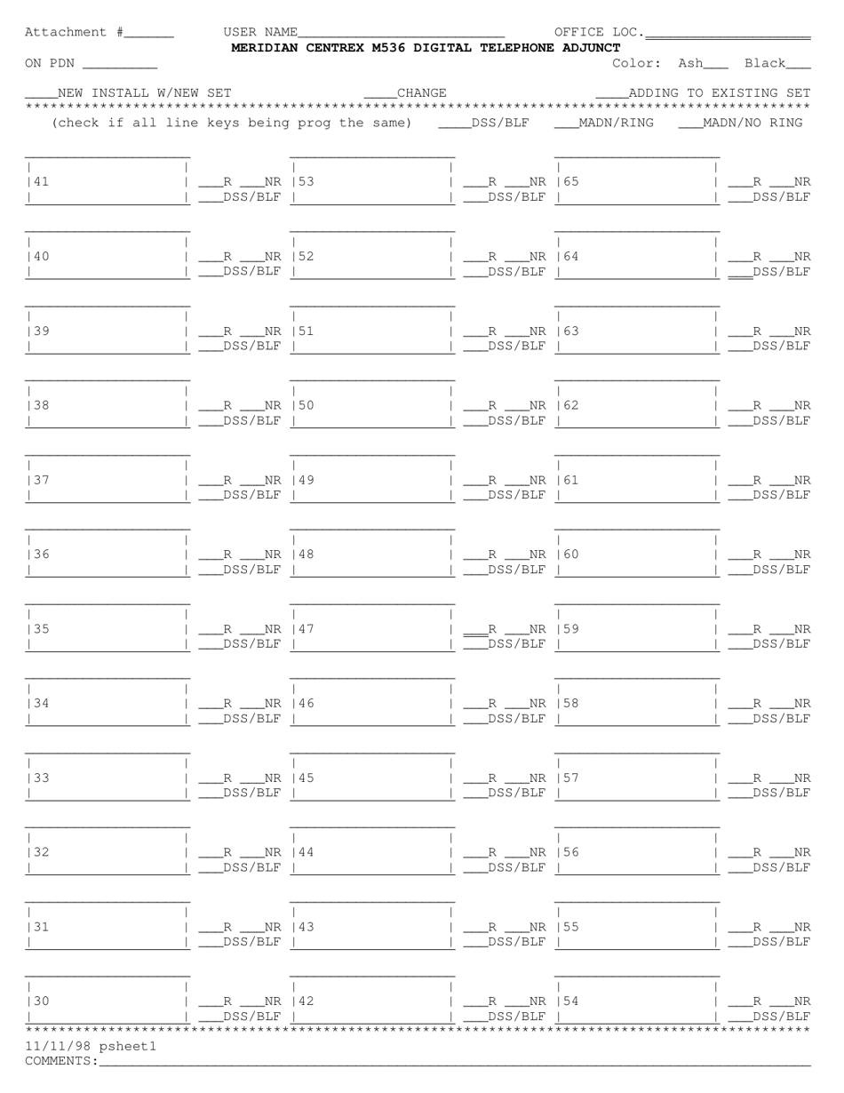 P-Phone Key Sheets - Illinois, Page 3