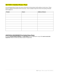 Manufactured Food Application - Illinois, Page 6