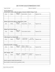 New Analyst Unknown Proficiency Test - Illinois, Page 2