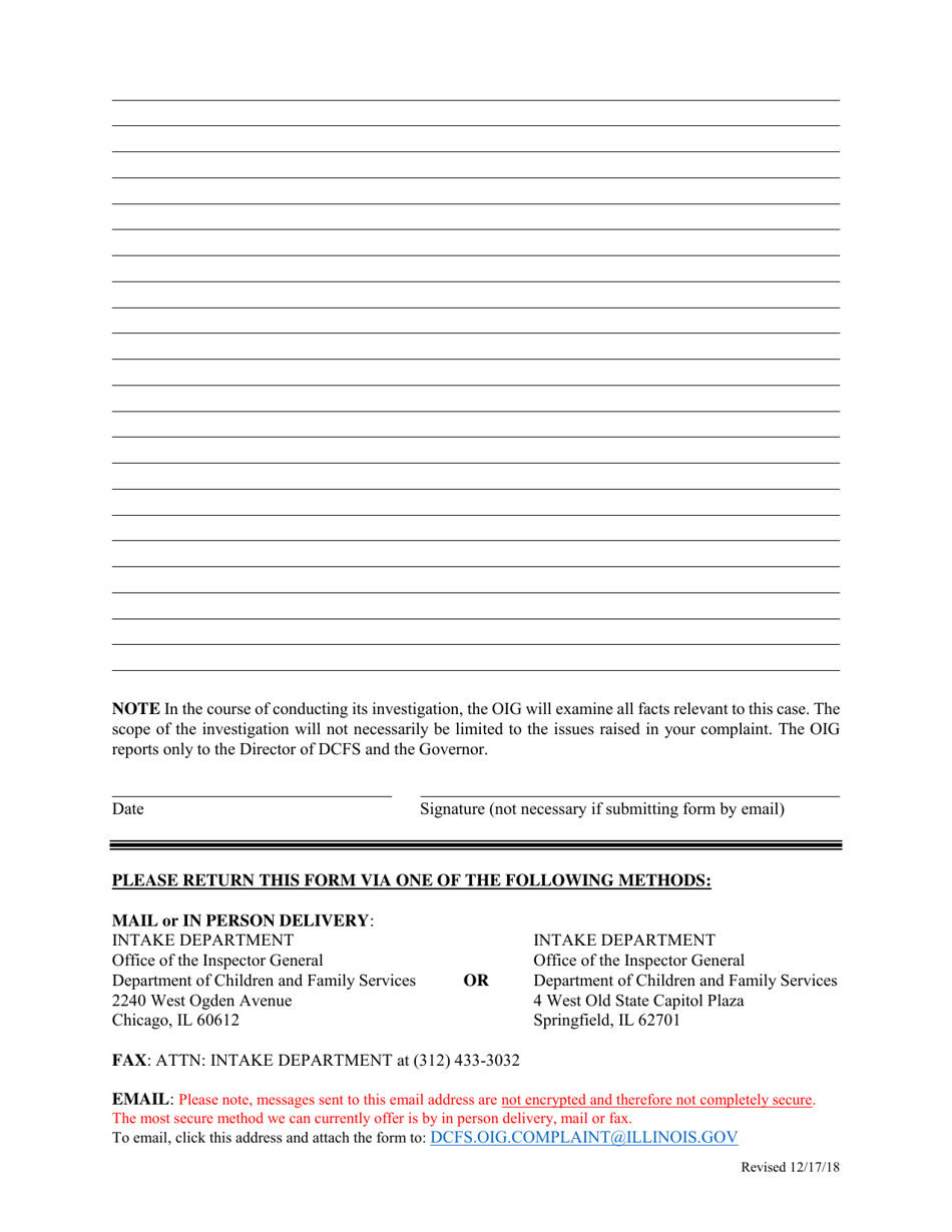 Request for Investigation - Illinois, Page 3