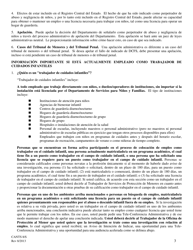 Formulario CANTS8/S Notificacion De Un Reporte Sobre Sospecha De Abuso Y/O Negligencia De Ninos - Illinois (Spanish), Page 3