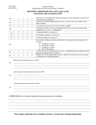 Formulario CFS356/S Revision Administrativa De Caso (Acr) Encuesta De Satisfaccion - Illinois (Spanish), Page 2