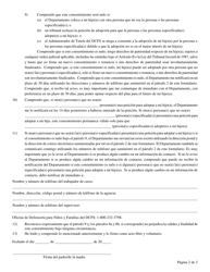 Formulario CFS403/S Consentimiento Final E Irrevocable a La Adopcion Por Una O Mas Personas Especificada(S): Caso Del Dcfs - Illinois (Spanish), Page 2