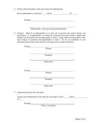 Formulario CFS444-2/S Nombramiento De Tutor De Corto Plazo - Illinois (Spanish), Page 3