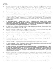 Formulario CFS458/S Acuerdo De Colocacion Con Pariente Cuidador - Illinois (Spanish), Page 2
