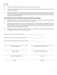 Formulario CFS458/S Acuerdo De Colocacion Con Pariente Cuidador - Illinois (Spanish), Page 3